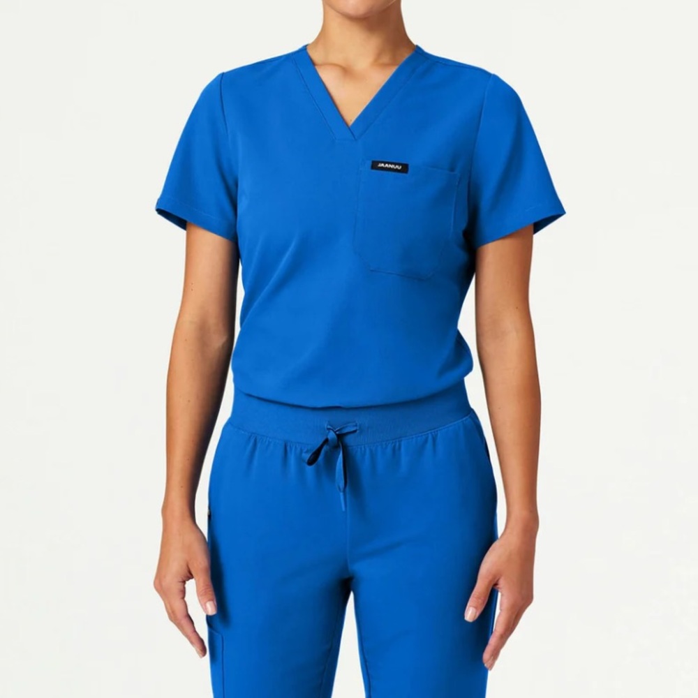 Royal Blue Scrub Set